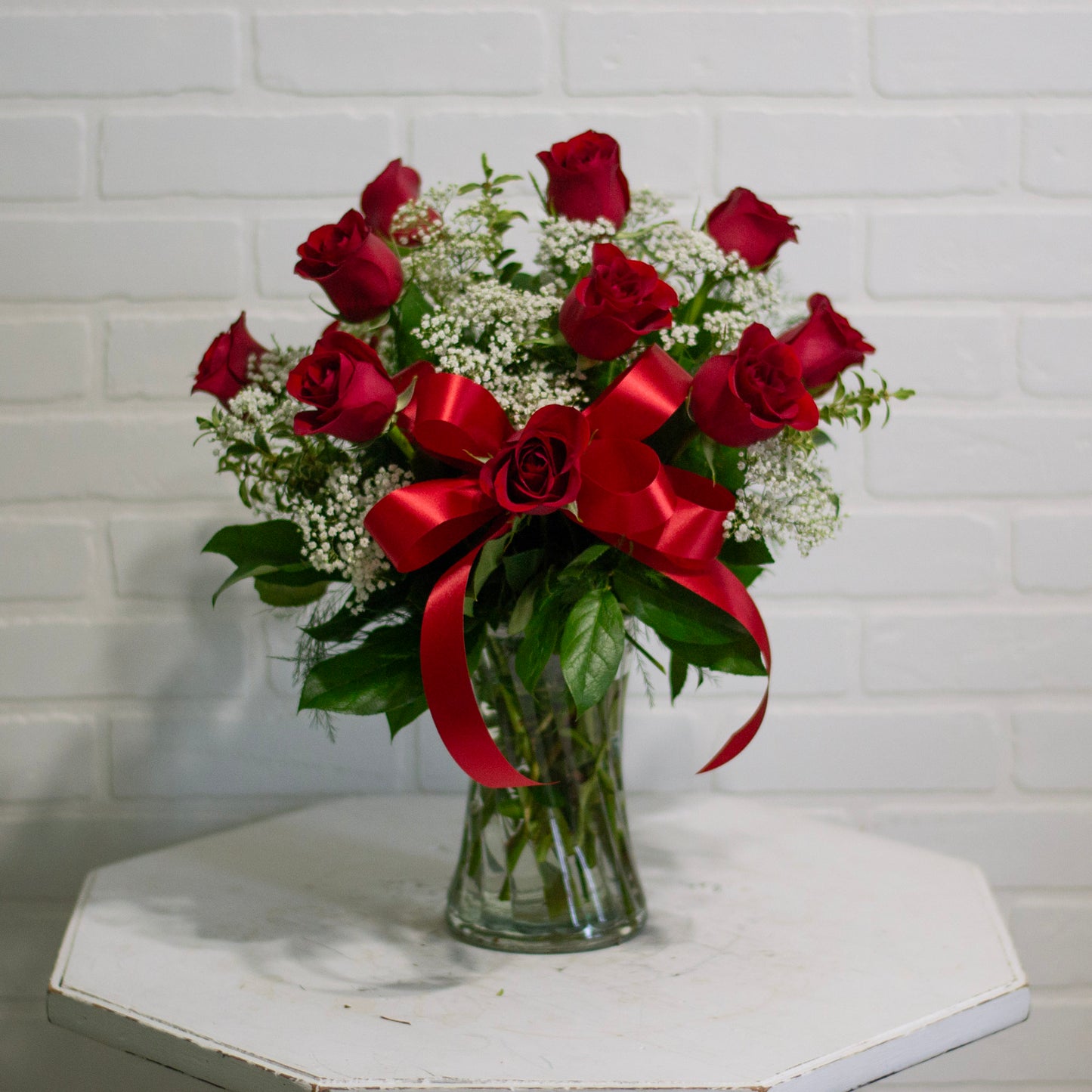 Medium Length Roses Arranged