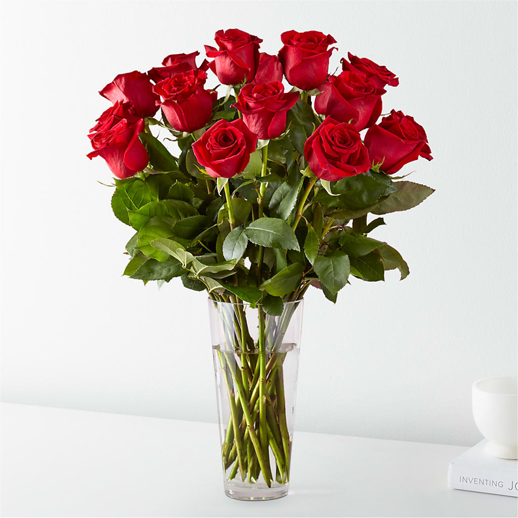 Long Stem Red Rose Bouquet – Janette Florists Inc, Windsor ON