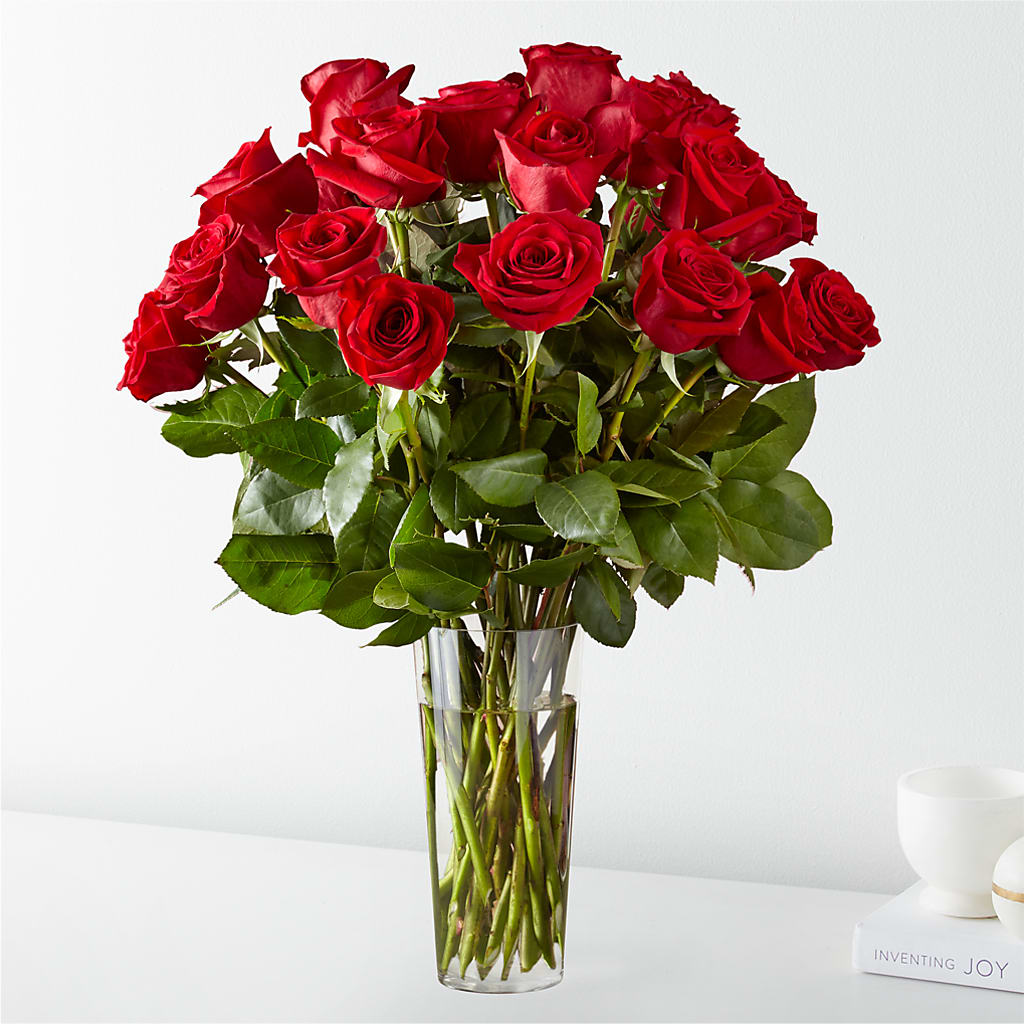 Long Stem Red Rose Bouquet – Janette Florists Inc, Windsor ON