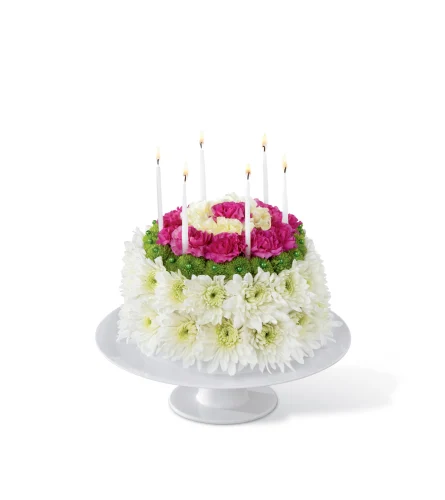 The FTD® Wonderful Wishes™ Floral Cake – Janette Florists Inc, Windsor ON