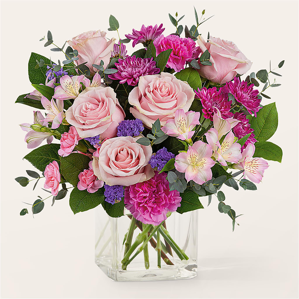 Rosy Radiance Bouquet – Janette Florists Inc, Windsor ON
