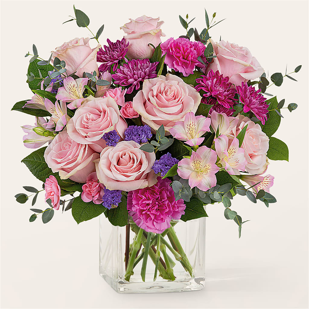 Rosy Radiance Bouquet – Janette Florists Inc, Windsor ON