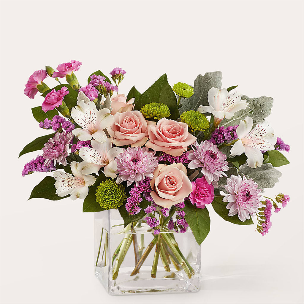 Pink Suede Bouquet – Janette Florists Inc, Windsor ON