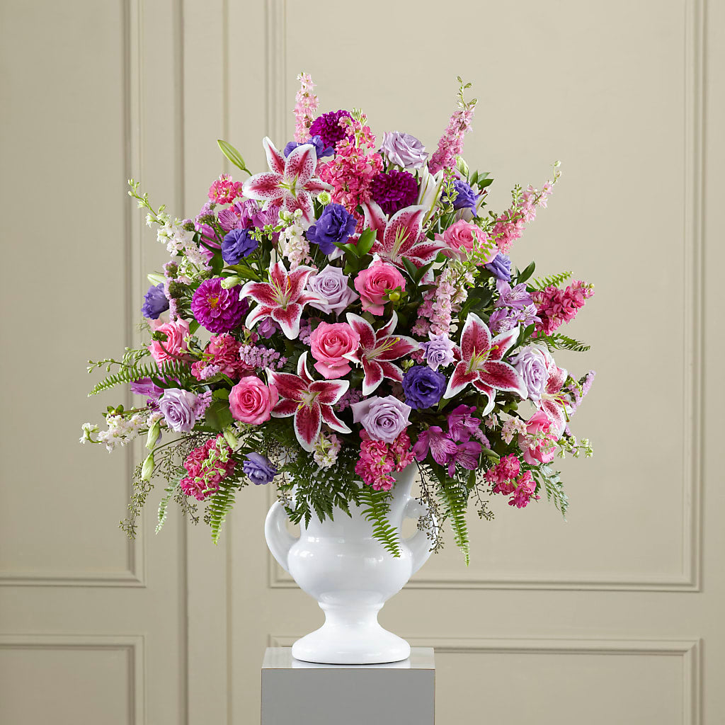 Peaceful Tribute Arrangement – Janette Florists Inc, Windsor ON