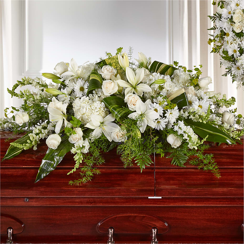 Abundance Casket Spray – Janette Florists Inc, Windsor ON