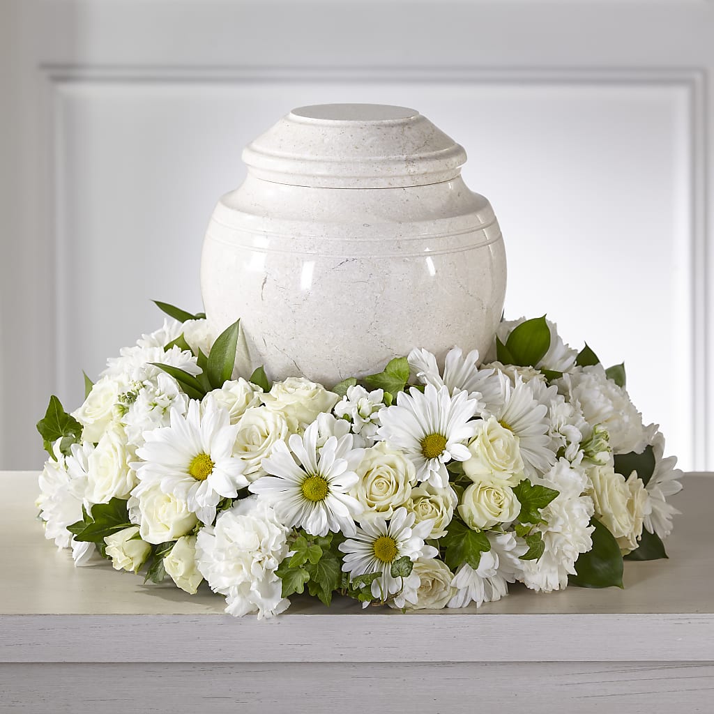 Ivory Gardens Cremation Adornment – Janette Florists Inc, Windsor ON