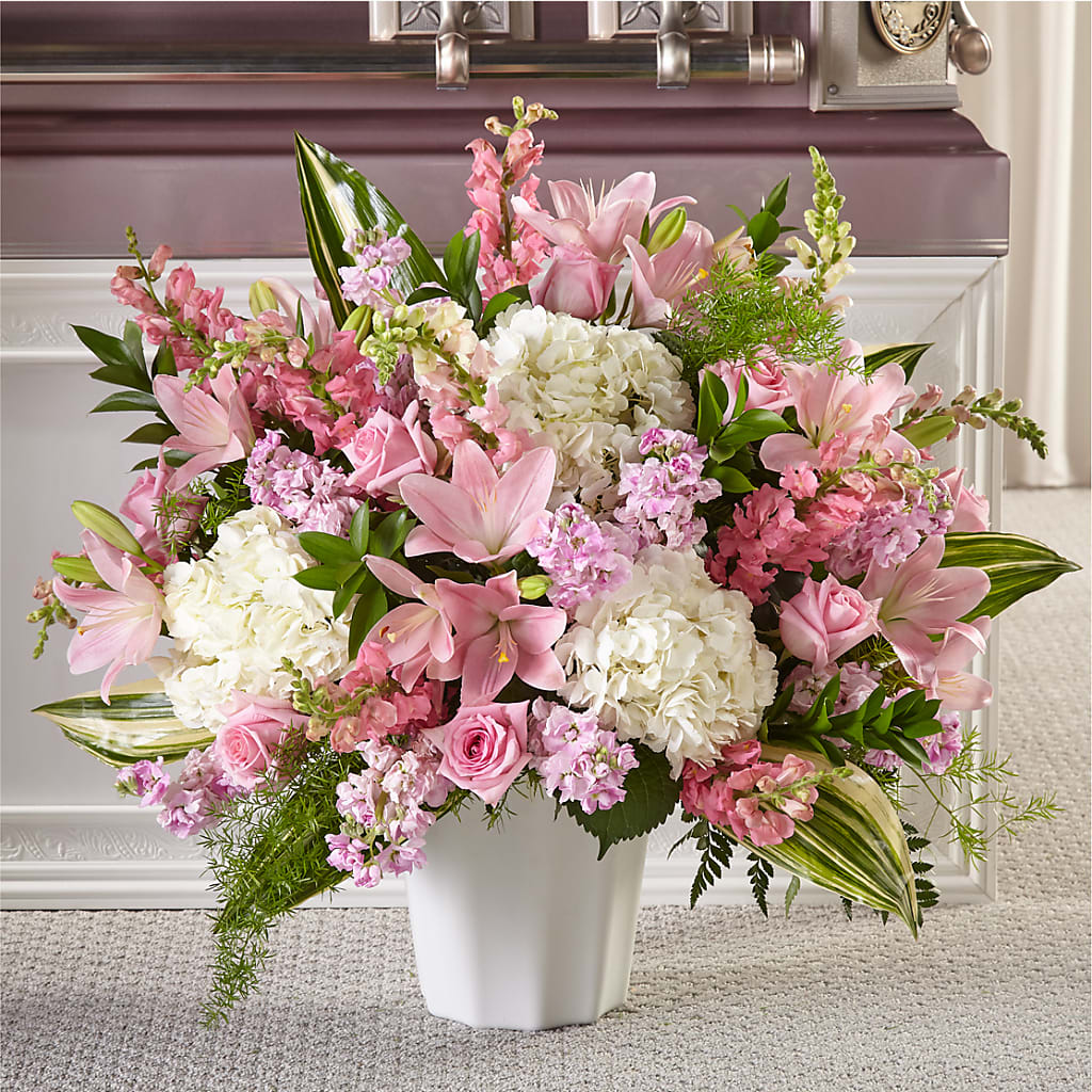 Simply Serene Floor Basket – Janette Florists Inc, Windsor ON