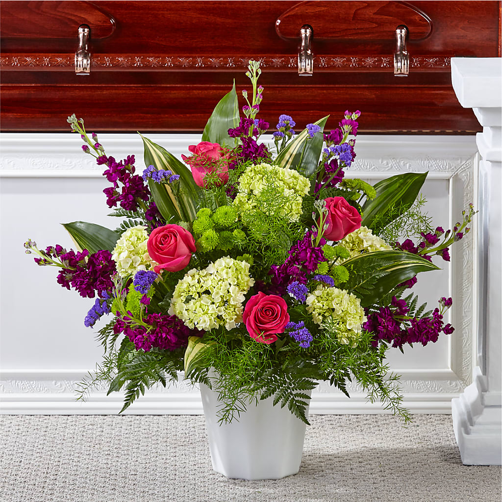 Beautiful Horizons Floor Basket – Janette Florists Inc, Windsor ON