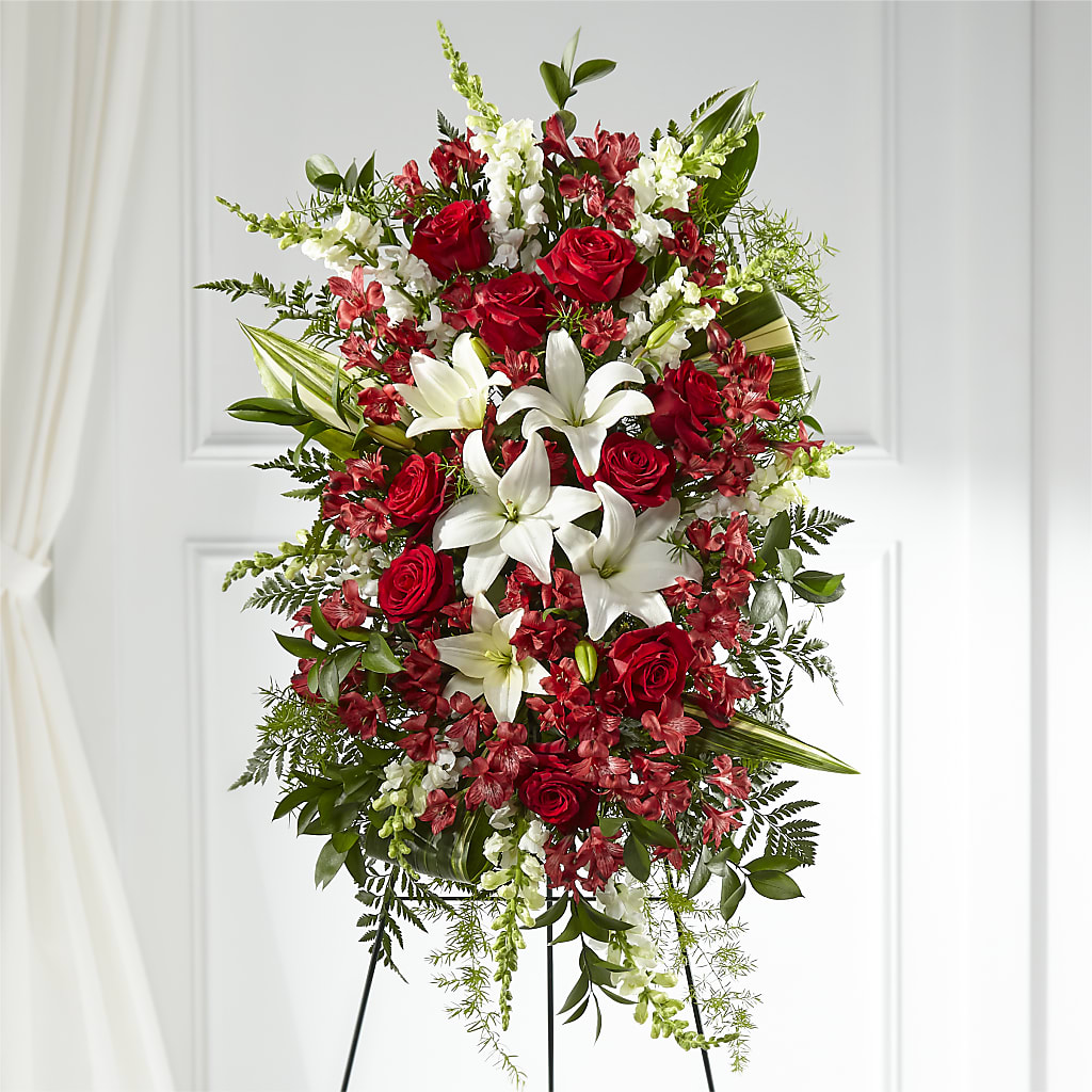 Everlasting Memory Standing Spray – Janette Florists Inc, Windsor ON