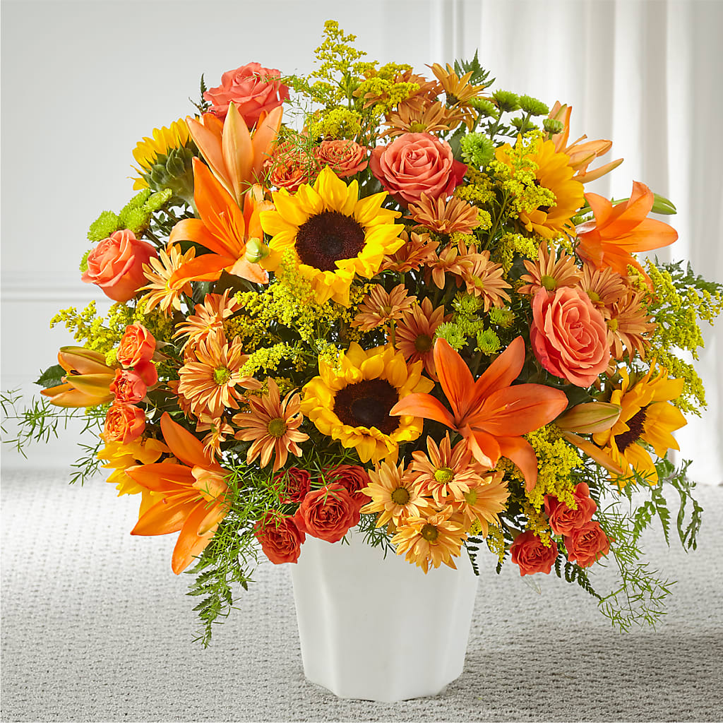 Harvest Thoughts Floor Basket – Janette Florists Inc, Windsor ON