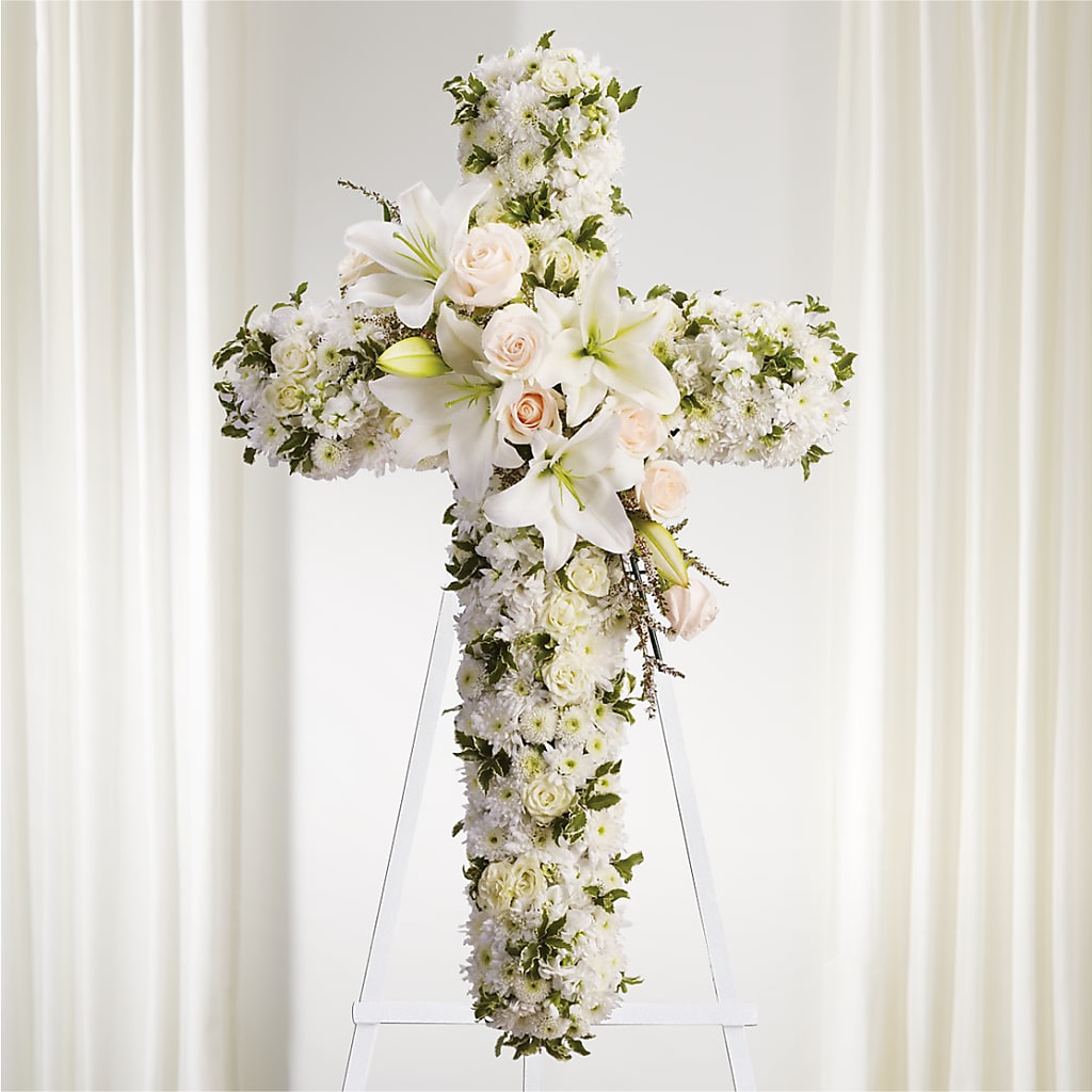 Spiritual Guidance Standing Spray – Janette Florists Inc, Windsor ON