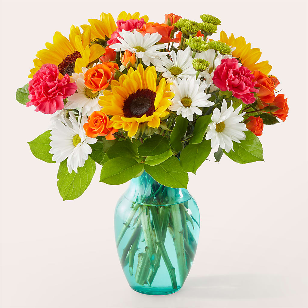 Sun-drenched Blooms Bouquet – Janette Florists Inc, Windsor ON