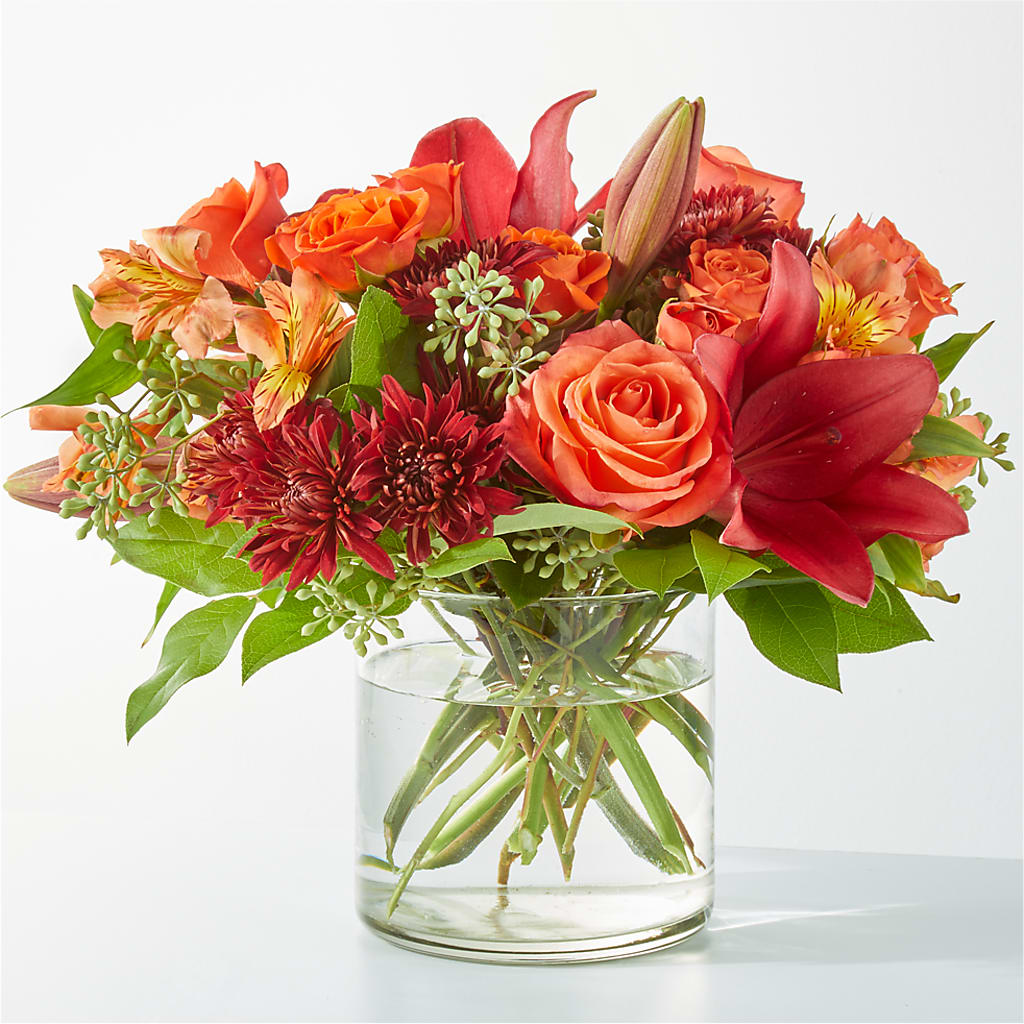 Crimson Leaves Bouquet – Janette Florists Inc, Windsor ON