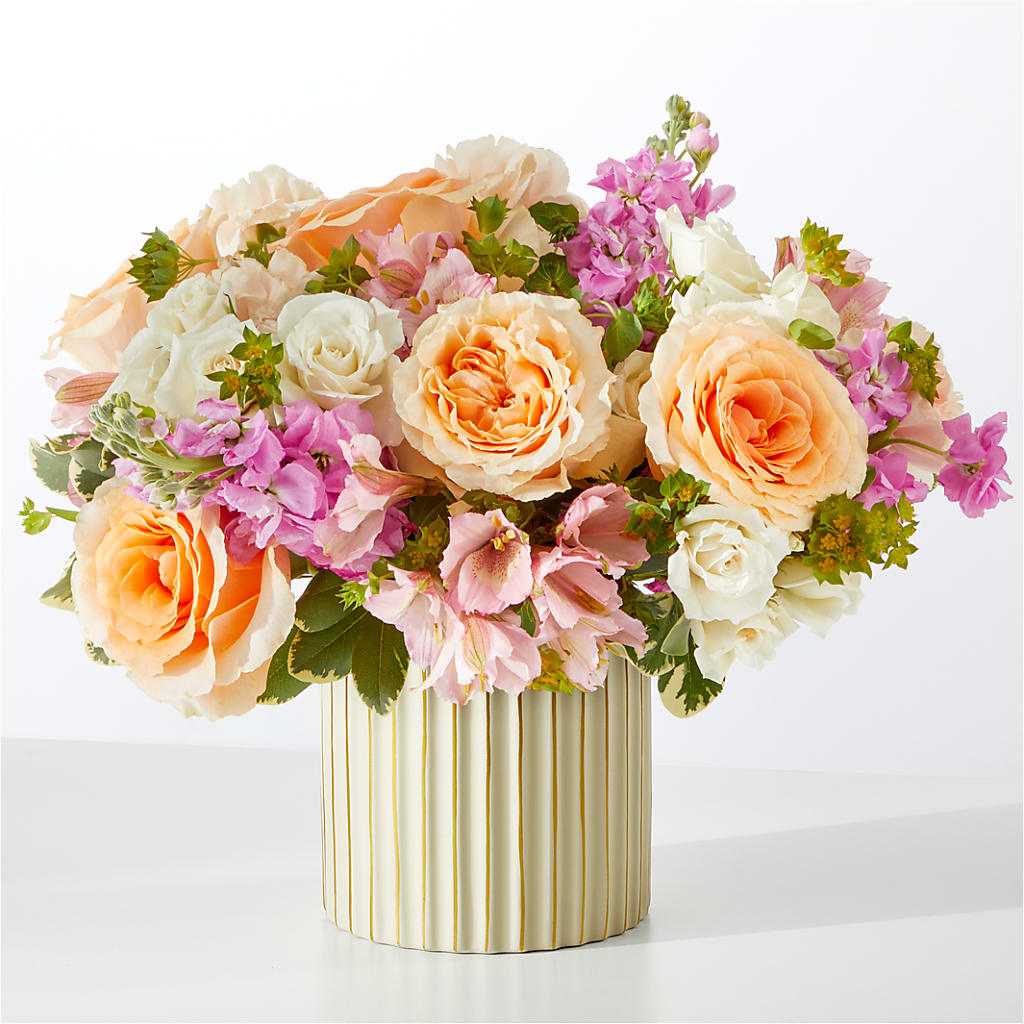 Paradise Bouquet with Ivory Vase – Janette Florists Inc, Windsor ON