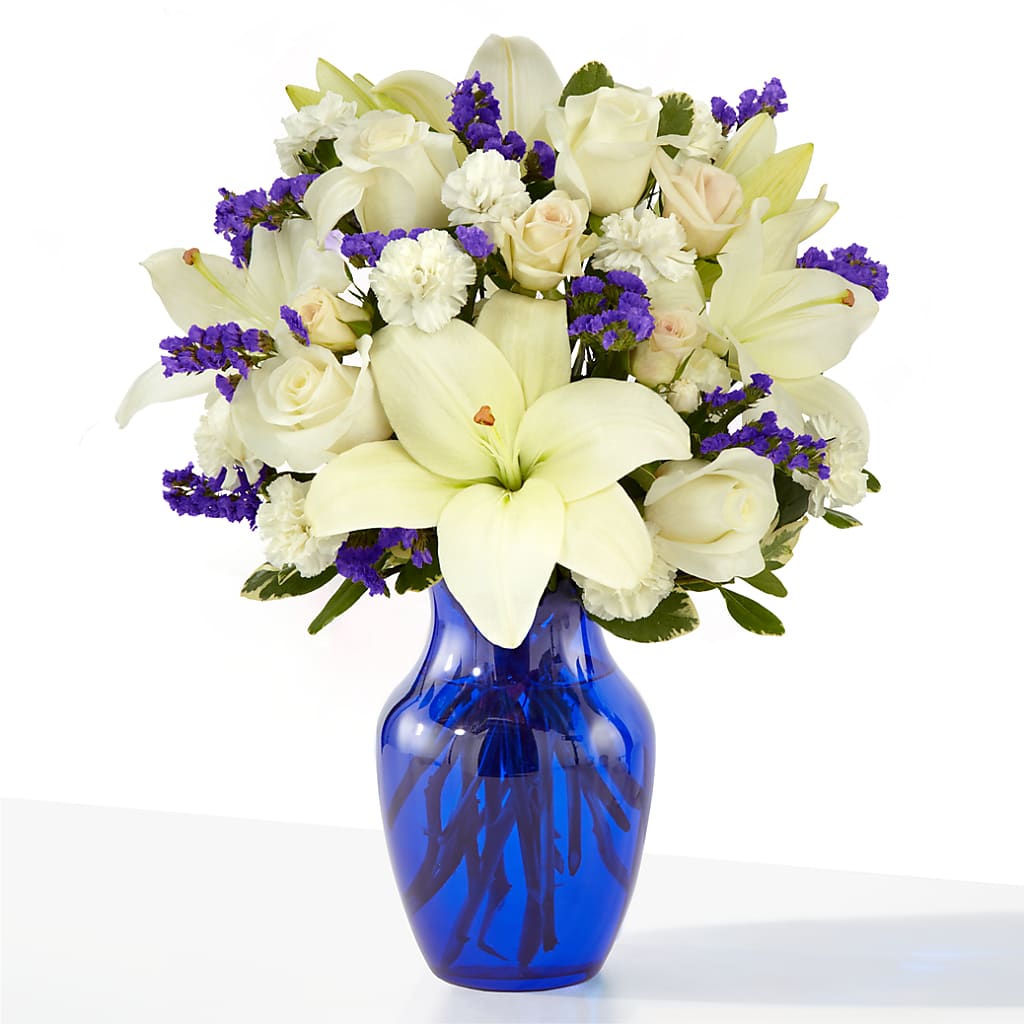 Sapphire Rush Bouquet – Janette Florists Inc, Windsor ON