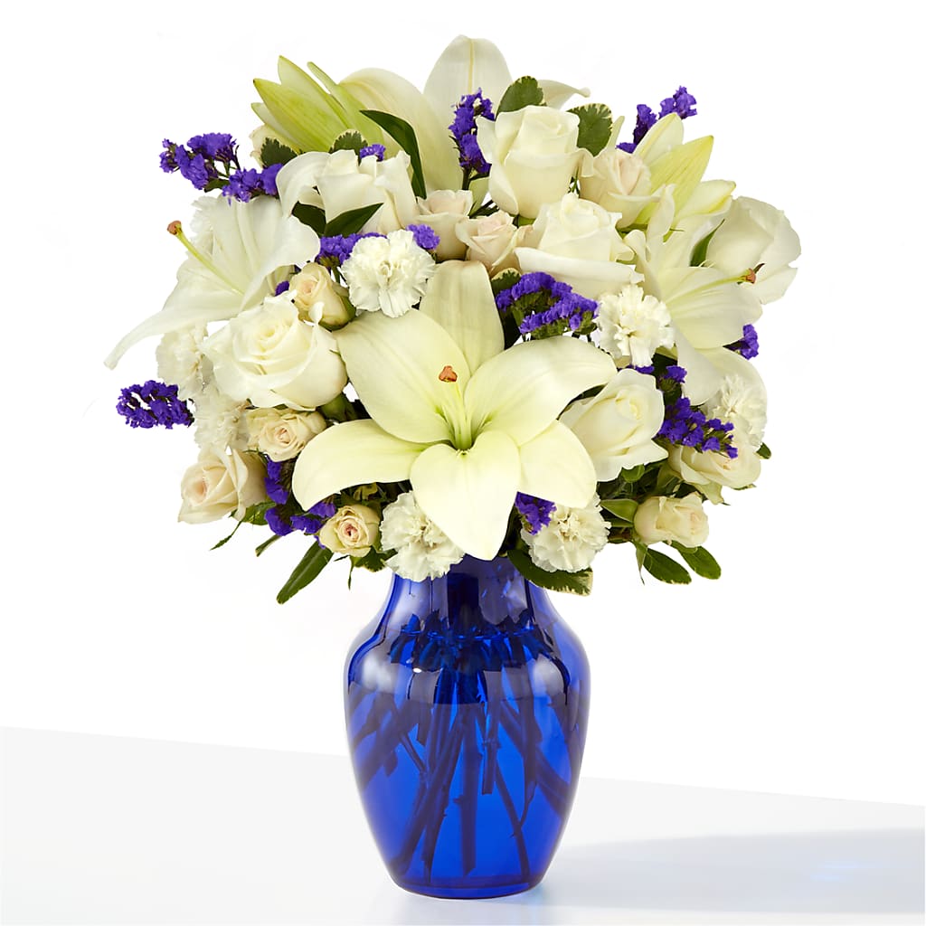 Sapphire Rush Bouquet – Janette Florists Inc, Windsor ON