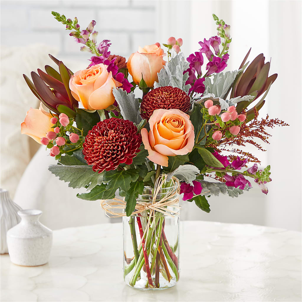 Moody Hues Bouquet – Janette Florists Inc, Windsor ON