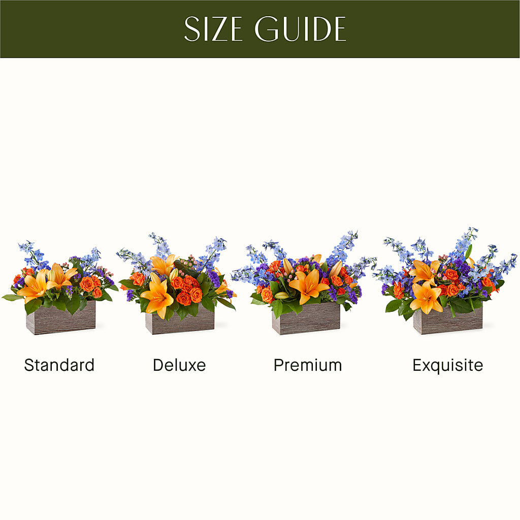 Radiant Citrus Box Bouquet –  Janette Florists Inc, Windsor ON