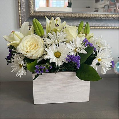 Beyond Blue Box Bouquet –  Janette Florists Inc, Windsor ON