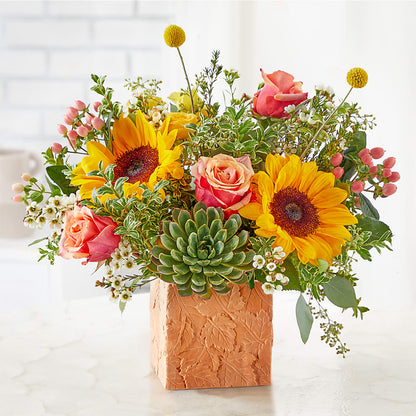 Sunflower Season Bouquet –  Janette Florists Inc, Windsor ON