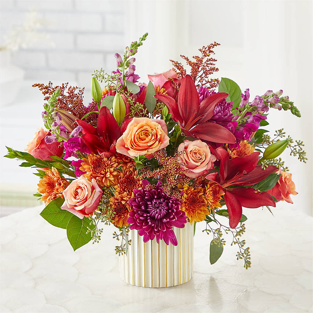 Burgundy Landscape Bouquet –  Janette Florists Inc, Windsor ON