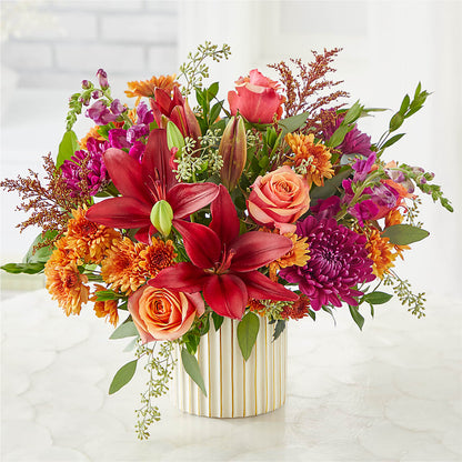 Burgundy Landscape Bouquet –  Janette Florists Inc, Windsor ON