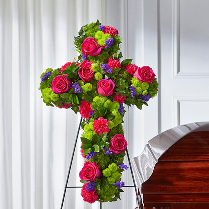 Tribute Rose Floral Cross –  Janette Florists Inc, Windsor ON