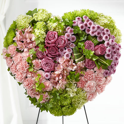 Heartwarming Standing Heart –  Janette Florists Inc, Windsor ON