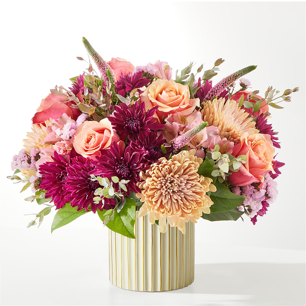 Berry Cobbler Bouquet with Ivory Vase –  Janette Florists Inc, Windsor ON