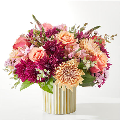 Berry Cobbler Bouquet with Ivory Vase –  Janette Florists Inc, Windsor ON