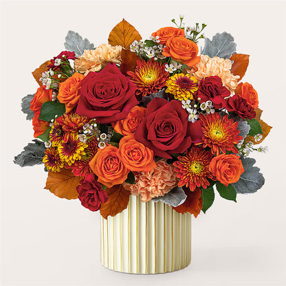Merlot Bouquet with Ivory Vase –  Janette Florists Inc, Windsor ON