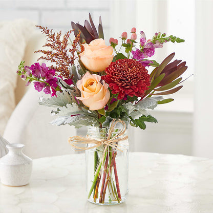 Moody Hues Bouquet –  Janette Florists Inc, Windsor ON