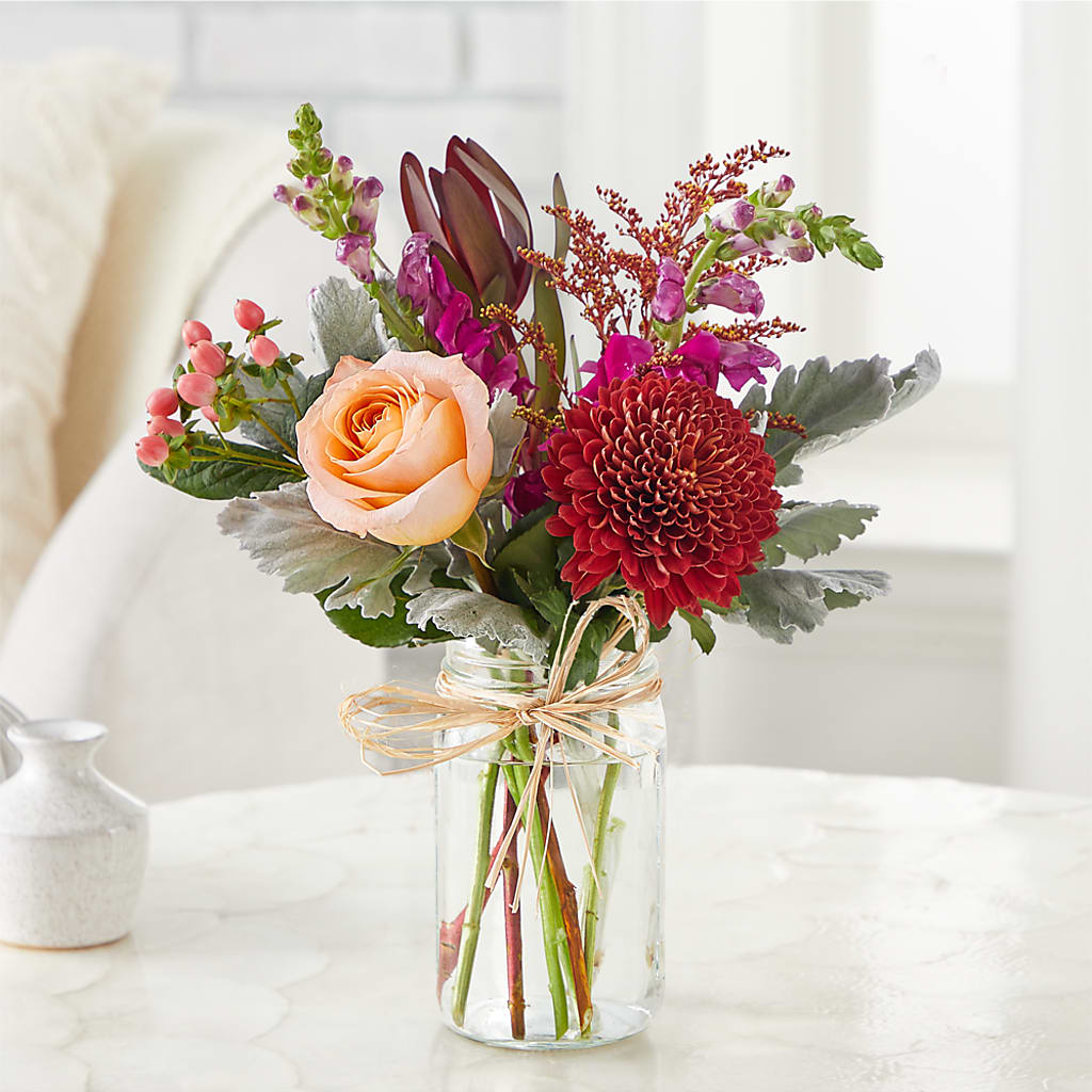 Moody Hues Bouquet –  Janette Florists Inc, Windsor ON