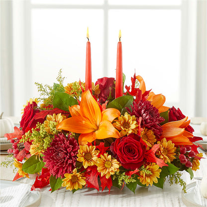 Autumn's Embrace Centerpiece –  Janette Florists Inc, Windsor ON