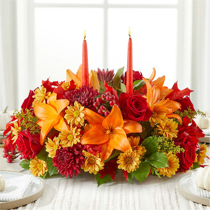 Autumn's Embrace Centerpiece –  Janette Florists Inc, Windsor ON