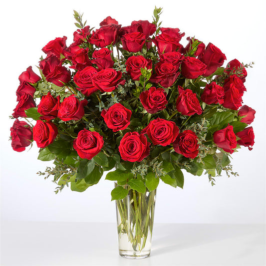 Forever Yours Fifty Stem Red Rose Bouquet –  Janette Florists Inc, Windsor ON